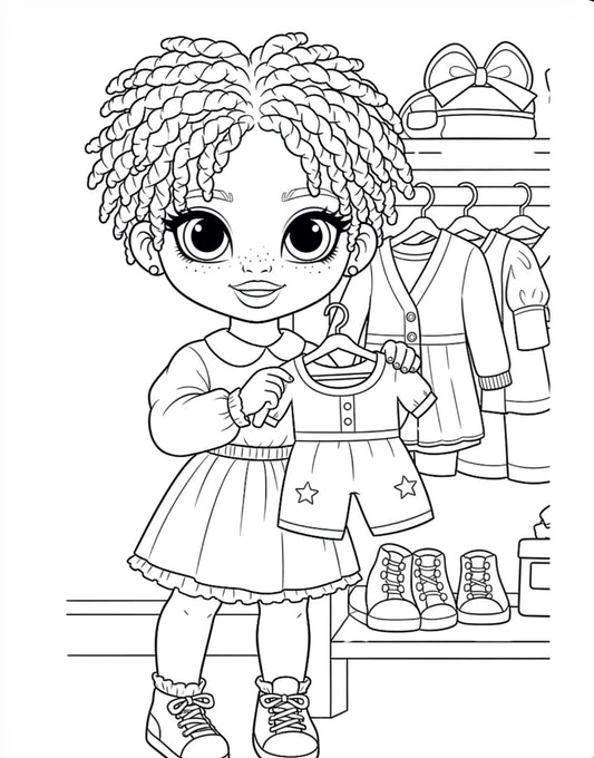 Color My Crown Coloring Book Digital Download